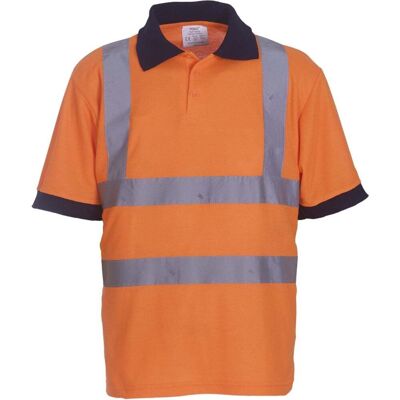 Yoko Polo Alta Visibilità Hi Viz Manica Corta Arancione Fluorescente S Yoko Polo Alta Visibilità Hi Viz Manica Corta Arancione Fluorescente S