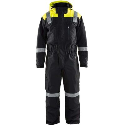 BLAKLADER Tuta Da Lavoro A Maniche Lunghe Con Cappuccio Dettagli Fluorescenti Inverno 6787 - Nero/giallo Fluorescente 44 BLAKLADER Tuta Da Lavoro A Maniche Lunghe Con Cappuccio Dettagli Fluorescenti Inverno 6787 - Nero/giallo Fluorescente 44