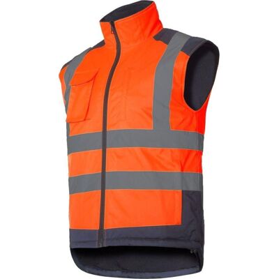 LAHTI PRO Gilet Di Segnalazione Reversibile, Arancione, "m", Ce, Lahti LAHTI PRO Gilet Di Segnalazione Reversibile, Arancione, "m", Ce, Lahti