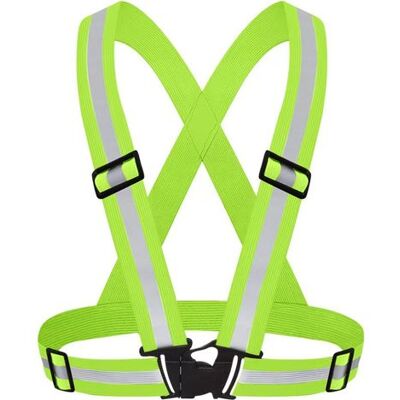 OEM Imbracatura Di Sicurezza Riflettente Ad Alta Visibilità, Regolabile, Gilet Verde Fluorescente, Unisex OEM Imbracatura Di Sicurezza Riflettente Ad Alta Visibilità, Regolabile, Gilet Verde Fluorescente, Unisex
