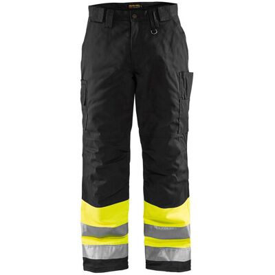 BLAKLADER Pantaloni Da Lavoro Ad Alta Visibilità Inverno 1862 - Giallo Fluorescente/nero Xs - Fr(38) - Se(c44) - Standard BLAKLADER Pantaloni Da Lavoro Ad Alta Visibilità Inverno 1862 - Giallo Fluorescente/nero Xs - Fr(38) - Se(c44) - Standard