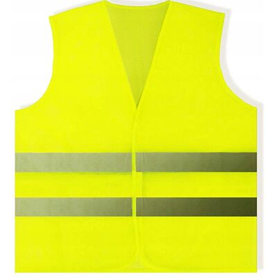 OEM Gilet Giallo Riflettente Per La Sicurezza Stradale OEM Gilet Giallo Riflettente Per La Sicurezza Stradale