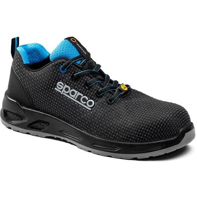 MARCA Sparco Btb0050b0k Scarpe Horizon Fresno Nero Celeste 39 MARCA Sparco Btb0050b0k Scarpe Horizon Fresno Nero Celeste 39
