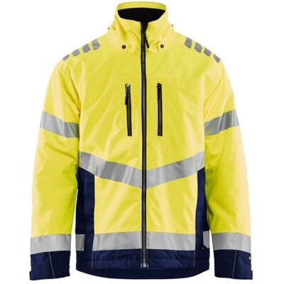 BLAKLADER Giacca Da Lavoro Foderata Alta Visibilità 4780 - Giallo Fluorescente/marine Xxl BLAKLADER Giacca Da Lavoro Foderata Alta Visibilità 4780 - Giallo Fluorescente/marine Xxl