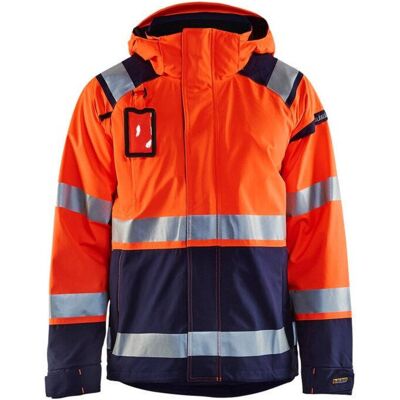 BLAKLADER Giacca Da Lavoro In Softshell Stretch Ad Alta Visibilità 2d 4987 - Arancione Fluorescente/nero Xs BLAKLADER Giacca Da Lavoro In Softshell Stretch Ad Alta Visibilità 2d 4987 - Arancione Fluorescente/nero Xs