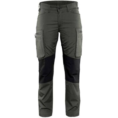 BLAKLADER Pantaloni Da Lavoro Per Manutenzione Stretch Donna 7159 - Verde Militare/nero S - Fr(38) - Se(c36) - Standard BLAKLADER Pantaloni Da Lavoro Per Manutenzione Stretch Donna 7159 - Verde Militare/nero S - Fr(38) - Se(c36) - Standard