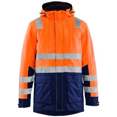 BLAKLADER Parka Da Lavoro Invernale Ad Alta Visibilità 4495 - Arancione Fluorescente/marine Xl BLAKLADER Parka Da Lavoro Invernale Ad Alta Visibilità 4495 - Arancione Fluorescente/marine Xl