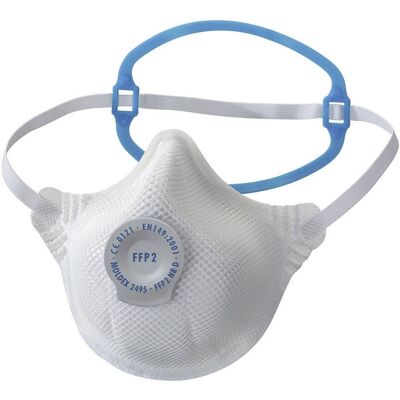 Moldex Smart Solo 249501 Mascherina Antipolvere Con Valvola Ffp2 D 20 Pz. En 149:2001, En 149:2009 Din 149:2001, Din 14 - Moldex Smart Solo 249501 Mascherina Antipolvere Con Valvola Ffp2 D 20 Pz. En 149:2001, En 149:2009 Din 149:2001, Din 14 -