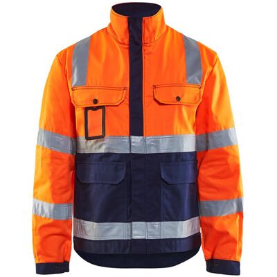 BLAKLADER Giacca Da Lavoro Ad Alta Visibilità 4023 - Arancione Fluorescente/marine Xxl BLAKLADER Giacca Da Lavoro Ad Alta Visibilità 4023 - Arancione Fluorescente/marine Xxl