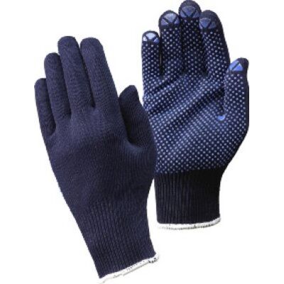 Fortis Guanto Lavorato A Maglia, Cotone, Blu, Formato: 8 (a 12) Fortis Guanto Lavorato A Maglia, Cotone, Blu, Formato: 8 (a 12)