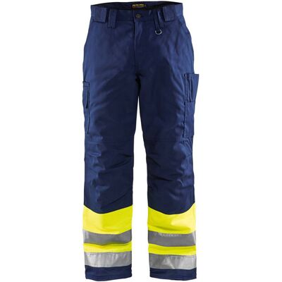 BLAKLADER Pantaloni Da Lavoro Ad Alta Visibilità Inverno 1862 - Giallo Fluorescente/navy Xl - Fr(50) - Se(c56) - Standard BLAKLADER Pantaloni Da Lavoro Ad Alta Visibilità Inverno 1862 - Giallo Fluorescente/navy Xl - Fr(50) - Se(c56) - Standard