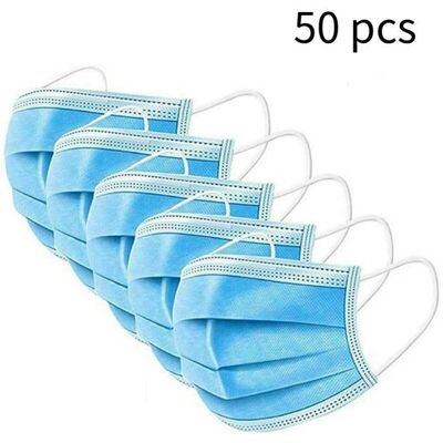 OEM Mascherine Chirurgiche Monouso A 3 Strati – Confezione Da 50 Pezzi, Taglia Adulto, Standard Medico Nf En 14683, Traspiranti E Filtranti (batteri E Goccioline) OEM Mascherine Chirurgiche Monouso A 3 Strati – Confezione Da 50 Pezzi, Taglia Adulto, Standard Medico Nf En 14683, Traspiranti E Filtranti (batteri E Goccioline)