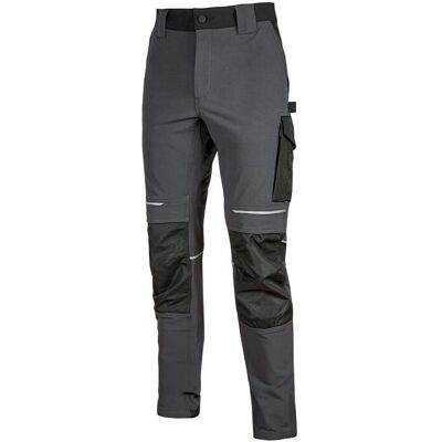 UPOWER Pantalone Da Lavoro Atom Idrorepellente In Tessuto 4 Way Stretch Confortevole E Morbido Sulla Pelle Grigio - Xxl - U-power UPOWER Pantalone Da Lavoro Atom Idrorepellente In Tessuto 4 Way Stretch Confortevole E Morbido Sulla Pelle Grigio - Xxl - U-power