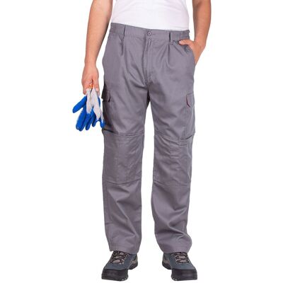 OEM Pantaloni Da Lavoro Da Uomo, Firi, Grigi, Con Ginocchiere, Taglia 44 OEM Pantaloni Da Lavoro Da Uomo, Firi, Grigi, Con Ginocchiere, Taglia 44