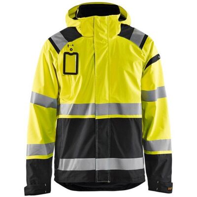 BLAKLADER Giacca Da Lavoro Hardshell Stretch 2d Alta Visibilità 4987 - Giallo Fluorescente/nero S BLAKLADER Giacca Da Lavoro Hardshell Stretch 2d Alta Visibilità 4987 - Giallo Fluorescente/nero S