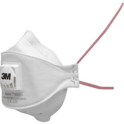 3M - Polveri Fini Maschera Aura 9332+ Generation 3 Ffp3 (por 10) 3M - Polveri Fini Maschera Aura 9332+ Generation 3 Ffp3 (por 10)