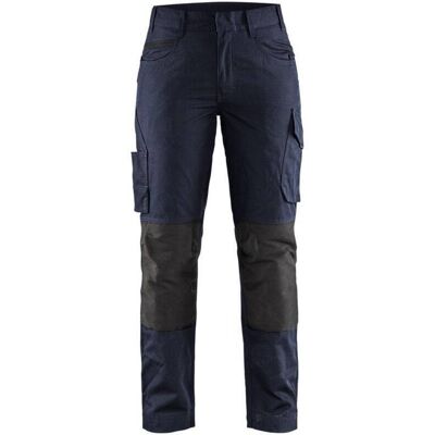 BLAKLADER Pantaloni Da Lavoro Maintenance Stretch Donna 7195 - Blu Scuro/nero Xl - Fr(46) - Se(c44) - Standard BLAKLADER Pantaloni Da Lavoro Maintenance Stretch Donna 7195 - Blu Scuro/nero Xl - Fr(46) - Se(c44) - Standard