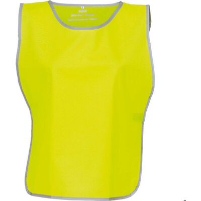 Yoko Indumento Di Protezione Hi-vis Reflective Border Tabard Velcro Elastico Yoko Indumento Di Protezione Hi-vis Reflective Border Tabard Velcro Elastico