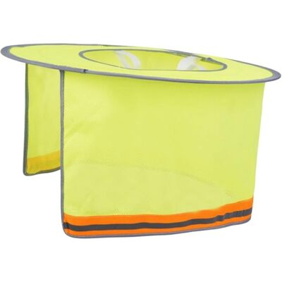 OEM Cappuccio Riflettente Con Guscio Rigido, Visiera Con Attacco In Rete Traspirante Per Elmetti Di Sicurezza Standard, Protezione Solare Ad Alta Visibilità In Estate OEM Cappuccio Riflettente Con Guscio Rigido, Visiera Con Attacco In Rete Traspirante Per Elmetti Di Sicurezza Standard, Protezione Solare Ad Alta Visibilità In Estate