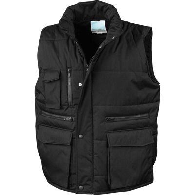 RESULT Gilet Da Lavoro Trapuntato Nero L RESULT Gilet Da Lavoro Trapuntato Nero L