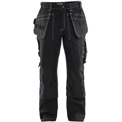 BLAKLADER Pantaloni Da Lavoro Artigianali 1530137 - Nero Xs - Fr(38) - Se(c44) - Standard BLAKLADER Pantaloni Da Lavoro Artigianali 1530137 - Nero Xs - Fr(38) - Se(c44) - Standard
