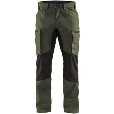 BLAKLADER - Pantaloni Di Manutenzione Elasticizzati T.56 - Verde Armato/nero - 145918454699-56 BLAKLADER - Pantaloni Di Manutenzione Elasticizzati T.56 - Verde Armato/nero - 145918454699-56