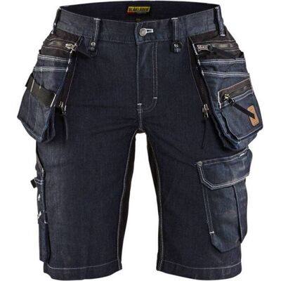 BLAKLADER Short Da Lavoro X1900 Artisan Denim Stretch 2d Donna 7992 - Marine/nero Xl - Fr(48) - Se(c46) - Standards BLAKLADER Short Da Lavoro X1900 Artisan Denim Stretch 2d Donna 7992 - Marine/nero Xl - Fr(48) - Se(c46) - Standards