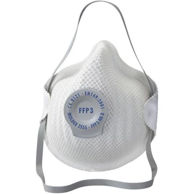 Moldex Klassiker 255501 Mascherina Antipolvere Con Valvola Ffp3 D 20 Pz. En 149:2001, En 149:2009 Din 149:2001, Din 149 - Moldex Klassiker 255501 Mascherina Antipolvere Con Valvola Ffp3 D 20 Pz. En 149:2001, En 149:2009 Din 149:2001, Din 149 -
