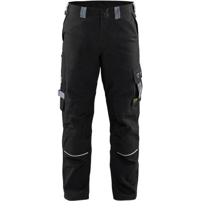 BLAKLADER Pantaloni Da Lavoro Ignifughi 1561 - Nero/grigio Chiaro Xl - Fr(50) - Se(c56) - Norme BLAKLADER Pantaloni Da Lavoro Ignifughi 1561 - Nero/grigio Chiaro Xl - Fr(50) - Se(c56) - Norme