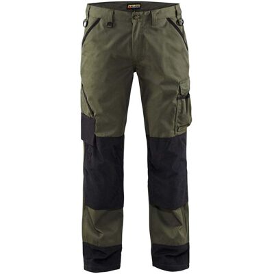 BLAKLADER Pantaloni Da Paesaggio - - Verde Militare / Nero S.46 145418354699-c52 BLAKLADER Pantaloni Da Paesaggio - - Verde Militare / Nero S.46 145418354699-c52