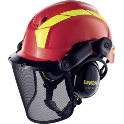 Uvex - 9772 9774238 Casco Forestale Rosso Uvex - 9772 9774238 Casco Forestale Rosso