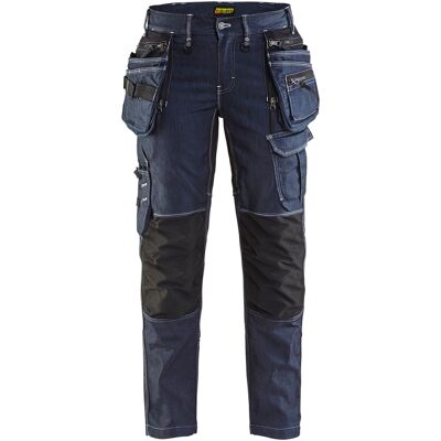 BLAKLADER Pantaloni Da Lavoro X1900 Artisan Stretch 2d Donna 7990 - Blu Navy/nero L - Fr(44) - Se(c42) - Corti BLAKLADER Pantaloni Da Lavoro X1900 Artisan Stretch 2d Donna 7990 - Blu Navy/nero L - Fr(44) - Se(c42) - Corti