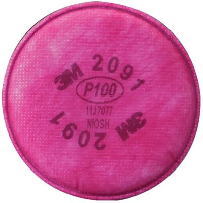 3M Filtro Respiratorio P100 99,97% Ritenzione 2 Pz 3M Filtro Respiratorio P100 99,97% Ritenzione 2 Pz