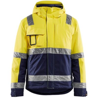 BLAKLADER Giacca Da Lavoro Invernale Ad Alta Visibilità Stretch 4870 - Giallo Fluorescente/marine 4xl BLAKLADER Giacca Da Lavoro Invernale Ad Alta Visibilità Stretch 4870 - Giallo Fluorescente/marine 4xl