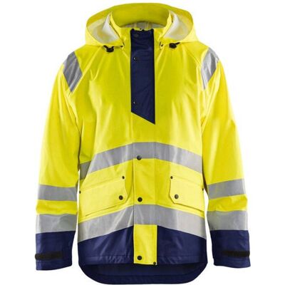 BLAKLADER Giacca Antipioggia Ad Alta Visibilità Livello 1 4323 - Giallo Fluorescente/marine Xxl BLAKLADER Giacca Antipioggia Ad Alta Visibilità Livello 1 4323 - Giallo Fluorescente/marine Xxl