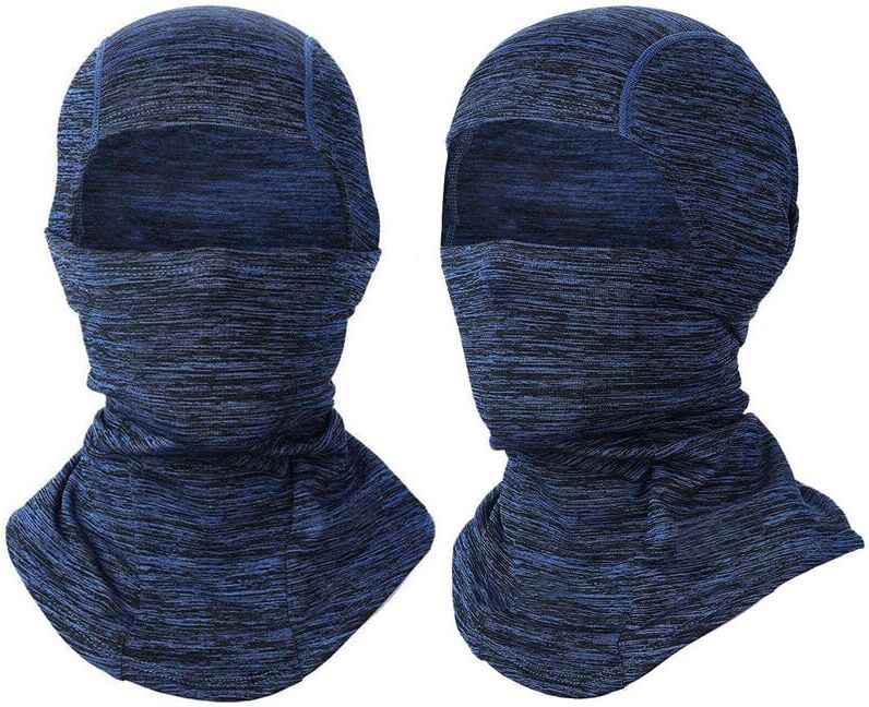 DRILLPRO Sgodde Passamontagna Viso Collo Ghetta Traspirante Antivento Cappelli Maschera da sci Sport all'aria aperta Bici elettrica Scooter Moto (Blu) lavente