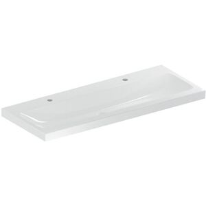 Lavabo Geberit iCon Light - 120x48cm, Bianco, 2 Fori Lavabo Geberit iCon Light - 120x48cm, Bianco, 2 Fori