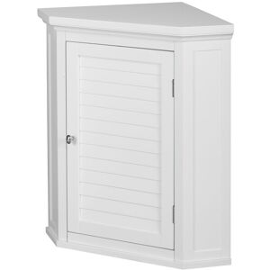 TEAMSON HOME Mobile Bagno O Armadio Angolo Parete Legno Bianco Elg-587 TEAMSON HOME Mobile Bagno O Armadio Angolo Parete Legno Bianco Elg-587