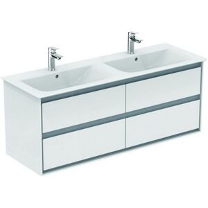 Ideal Standard Frontale Cassetto Superiore Connect Air 1300 Mm Marrone Opaco E Bianco Opaco Per Mobile Doppio Lavabo Ideal Standard Frontale Cassetto Superiore Connect Air 1300 Mm Marrone Opaco E Bianco Opaco Per Mobile Doppio Lavabo