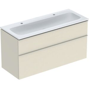 Set Geberit iCon con Lavabo sospeso e mobile - 120cm, Bianco, KeraTect Set Geberit iCon con Lavabo sospeso e mobile - 120cm, Bianco, KeraTect