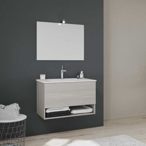 Mobili da Bagno Kiamami Valentina 80cm con Lavabo in Ceramica - Stile Moderno Mobili da Bagno Kiamami Valentina 80cm con Lavabo in Ceramica - Stile Moderno