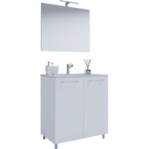 Set di Mobili Bagno VCM Gilos 3 Pezzi - Bianco Set di Mobili Bagno VCM Gilos 3 Pezzi - Bianco
