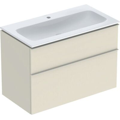 Set di Mobili Geberit iCon - Larghezza 90cm, Altezza 63cm, Profondità 48cm Set di Mobili Geberit iCon - Larghezza 90cm, Altezza 63cm, Profondità 48cm
