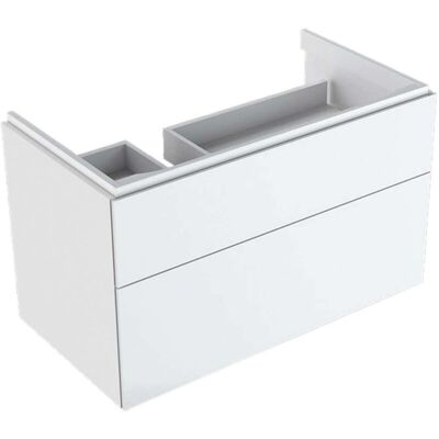 Armadio da bagno a parete Geberit Xeno² - 2 cassetti, Bianco lucido Armadio da bagno a parete Geberit Xeno² - 2 cassetti, Bianco lucido