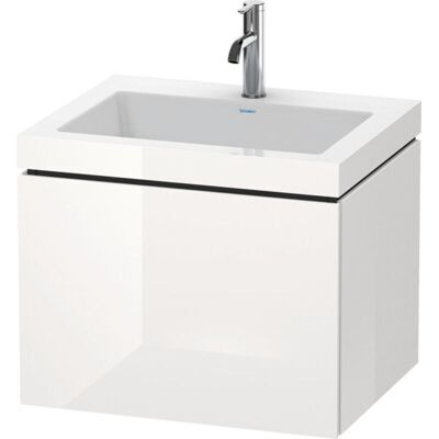 Lavabo per mobili Duravit L-Cube c-bonded, sospeso, 60x48 cm, Bianco Lucido - Lavabo Lavabo per mobili Duravit L-Cube c-bonded, sospeso, 60x48 cm, Bianco Lucido - Lavabo