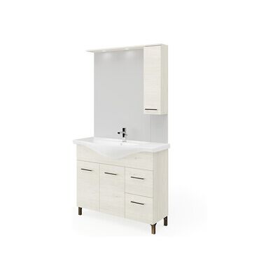 MARCA Mobile Bagno Rubino 2a+2c 105 Rovere Ghiaccio MARCA Mobile Bagno Rubino 2a+2c 105 Rovere Ghiaccio