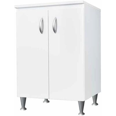 NEGRARI Base Bagno/lavanderia Eco 60x50x85 Cm Con Ripiano Interno NEGRARI Base Bagno/lavanderia Eco 60x50x85 Cm Con Ripiano Interno
