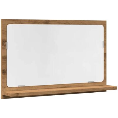 HELLOSHOP26 Mobiletto Con Specchio Da Bagno Dal Design Elegante 60 X 11 X 37 Cm Con Mensola A Muro In Legno Di Rovere Ingegnerizzato Finitura Artigianale 020050788 HELLOSHOP26 Mobiletto Con Specchio Da Bagno Dal Design Elegante 60 X 11 X 37 Cm Con Mensola A Muro In Legno Di Rovere Ingegnerizzato Finitura Artigianale 020050788