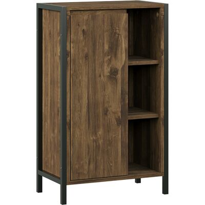 Vicco Mobiletto Bagno Naola, Quercia/nero, 50 X 80 Cm Con 7 Scomparti, Vicco Mobiletto Bagno Naola, Quercia/nero, 50 X 80 Cm Con 7 Scomparti,