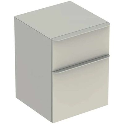 Geberit - Smyle Square Armoire Latérale, 500357, 45x60x47cm, Avec 2 Geberit - Smyle Square Armoire Latérale, 500357, 45x60x47cm, Avec 2